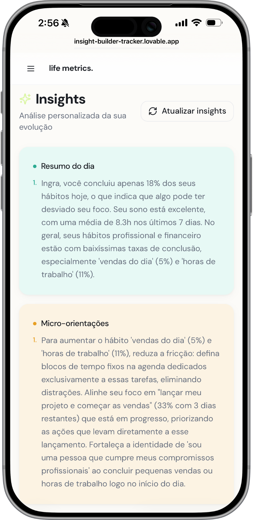 Insights com IA